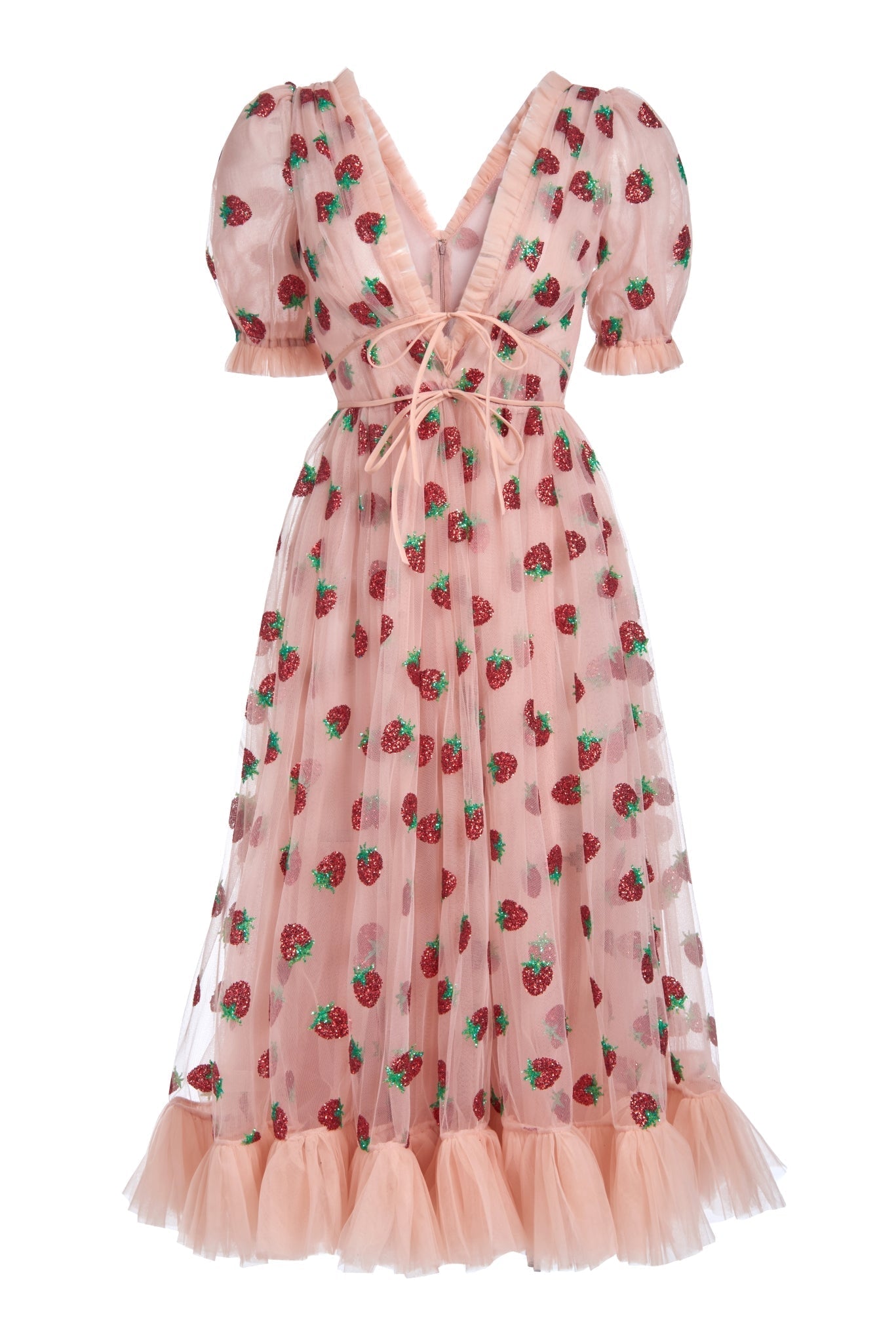 Strawberry Midi Dress