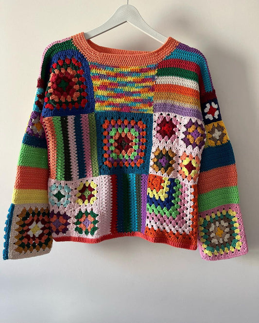 Colorful Knit Sweater