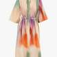 Multicolored Long organic cotton dress