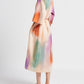 Multicolored Long organic cotton dress