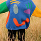 COLORFUL SMILEY FACE LOOSE PULLOVER SWEATER