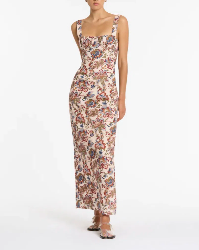 THE LABEL BETTINA MIDI DRESS