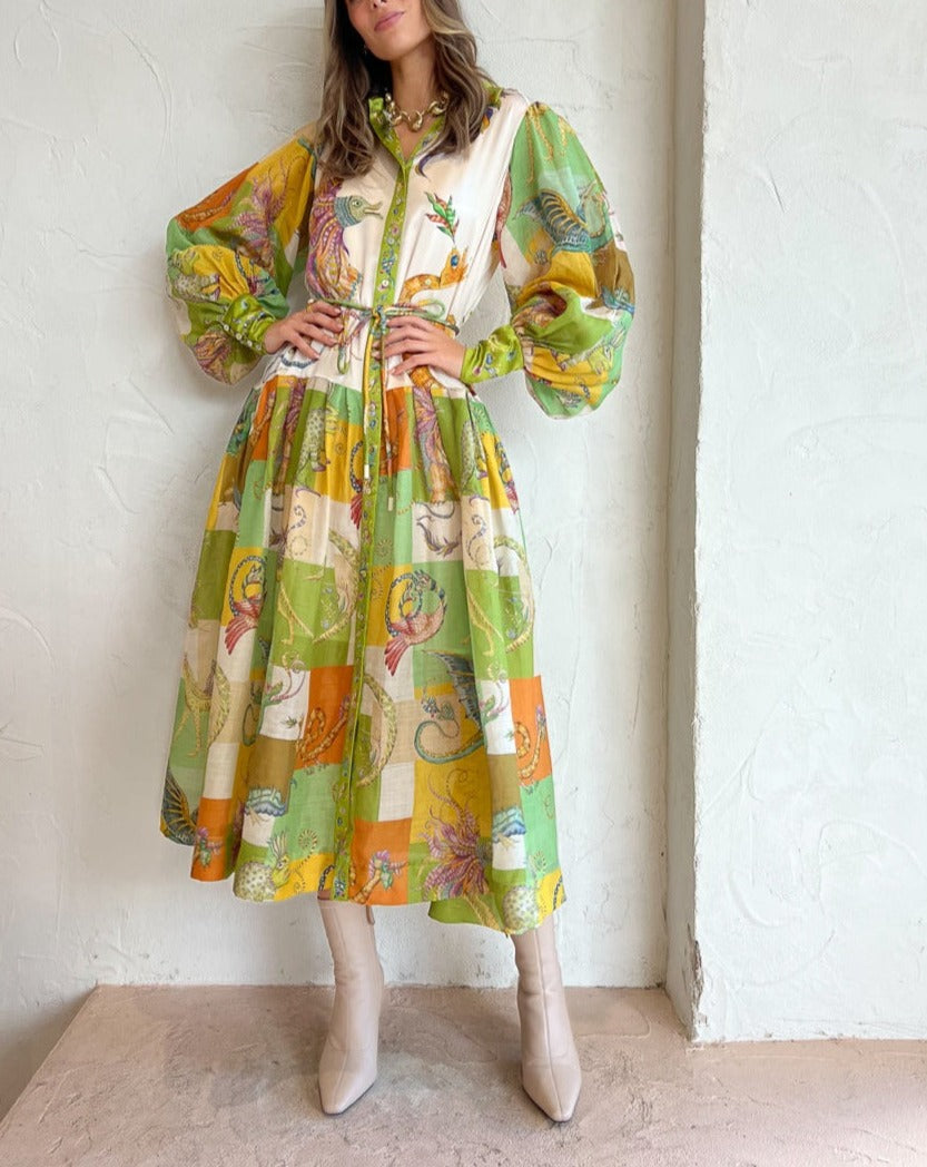 JEROME SHIRTDRESS IN MULTI