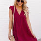 Fresh V-Neck Mini Dress