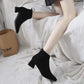 Elegant one-piece upper design small boots