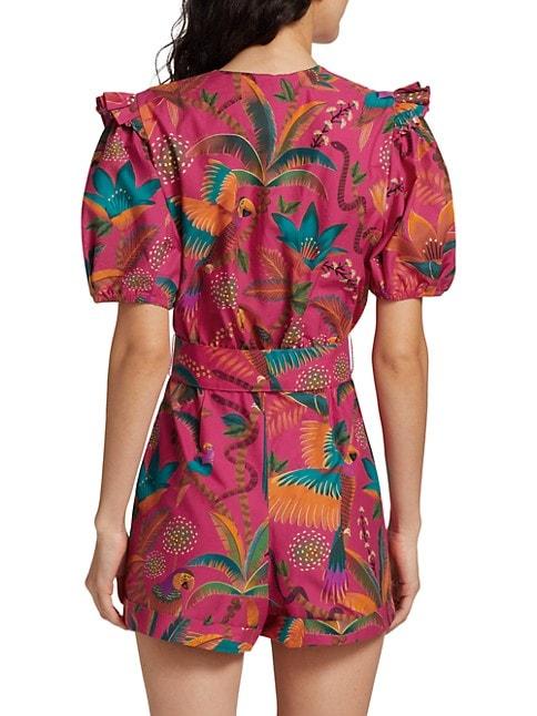 Macaw Party Belted Suit