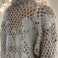 Hand-knitted Openwork Cardigan