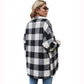 Fashion Lapel Lattice Loose Casual Jacket