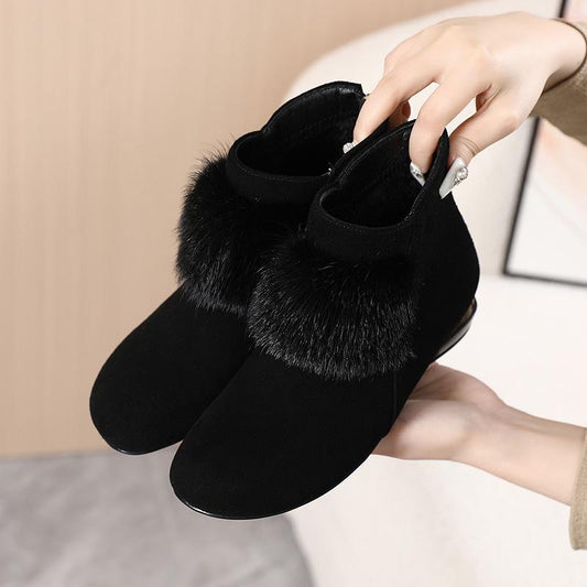 Winter Suede Warm Ankle Boots