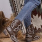 Women Pointed Toe Cowgirl Boots