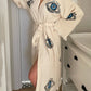 Fringes Muslin Kimono Evil Eye Cotton Robe