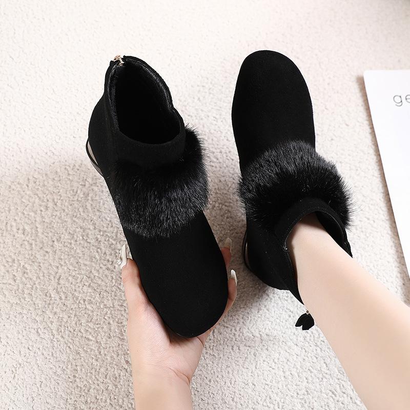 Winter Suede Warm Ankle Boots