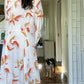 Printed Long Sleeve Maxi Dress