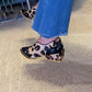 Women's Fashion Pointed Leopard Thick Heel Shoes