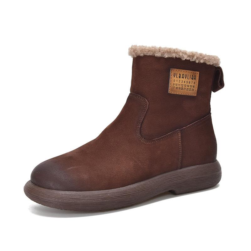 New Women's Winter Suede Warm Ankle Boots