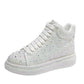 Rhinestone High-top Platform Shoes