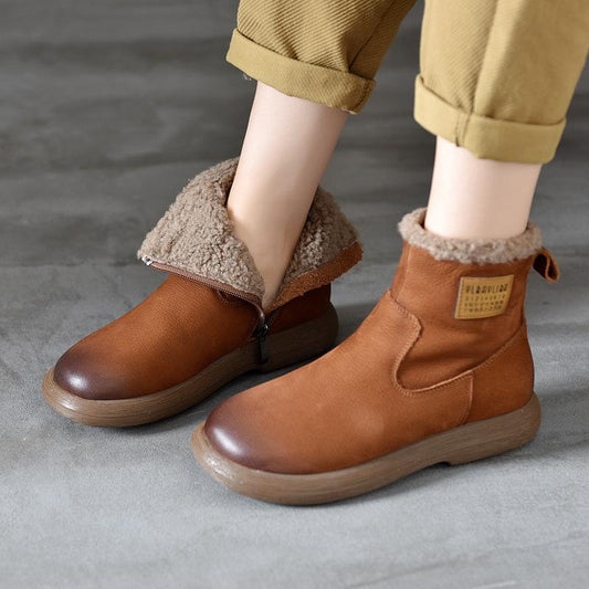 New Women's Winter Suede Warm Ankle Boots