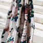 V-neck fashion print dress