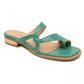 Cross Strap Open Toe Flat Sandals