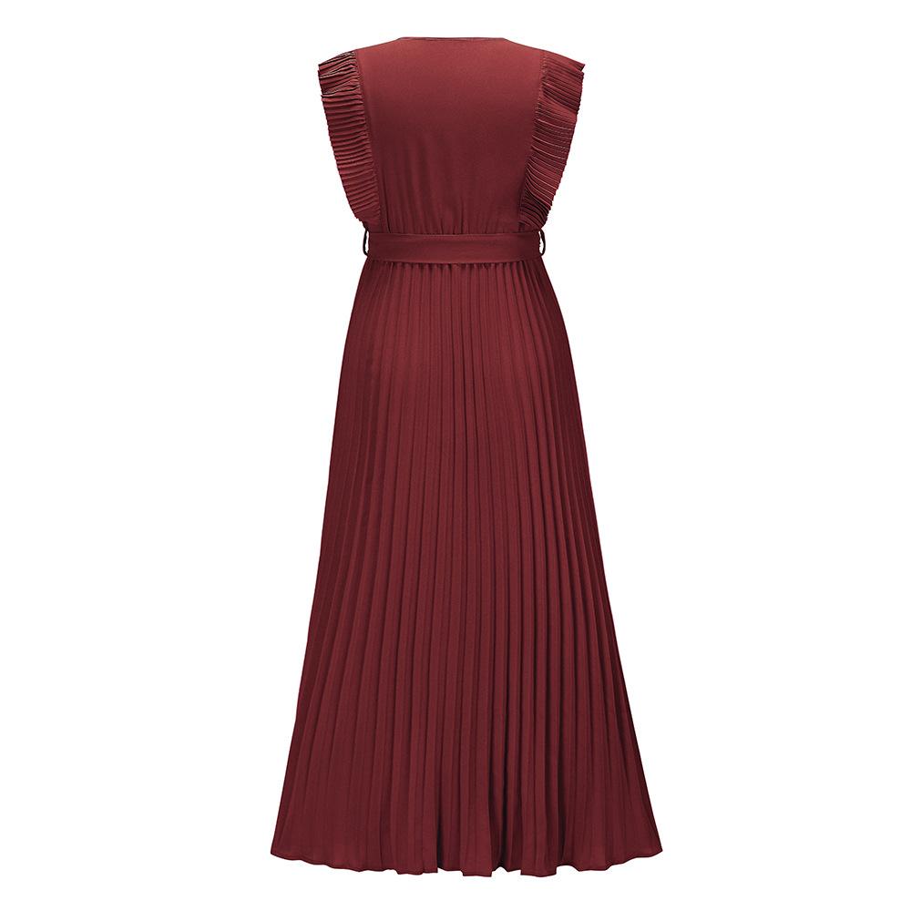 Fashion Chiffon Pleated Dress