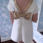 Gold Bow Party Dress