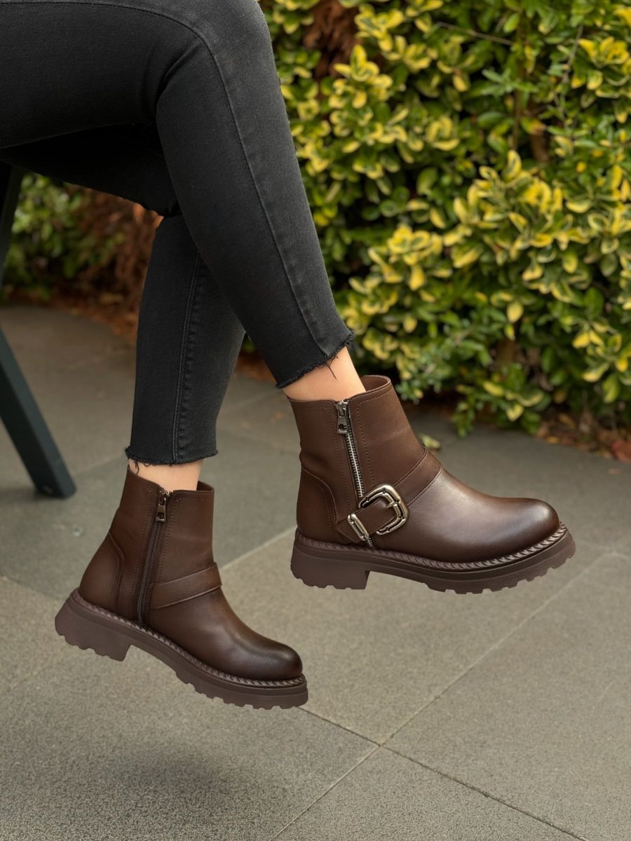 Women's Zipper High Top Boots