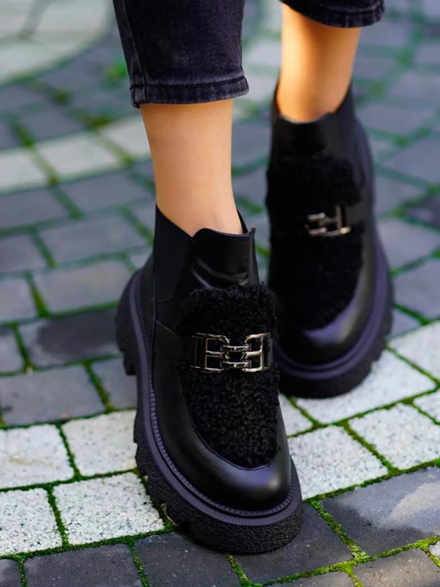 Women's Fall Buckle Boots