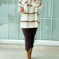 Cashmere Striped Thick Warm Jacket