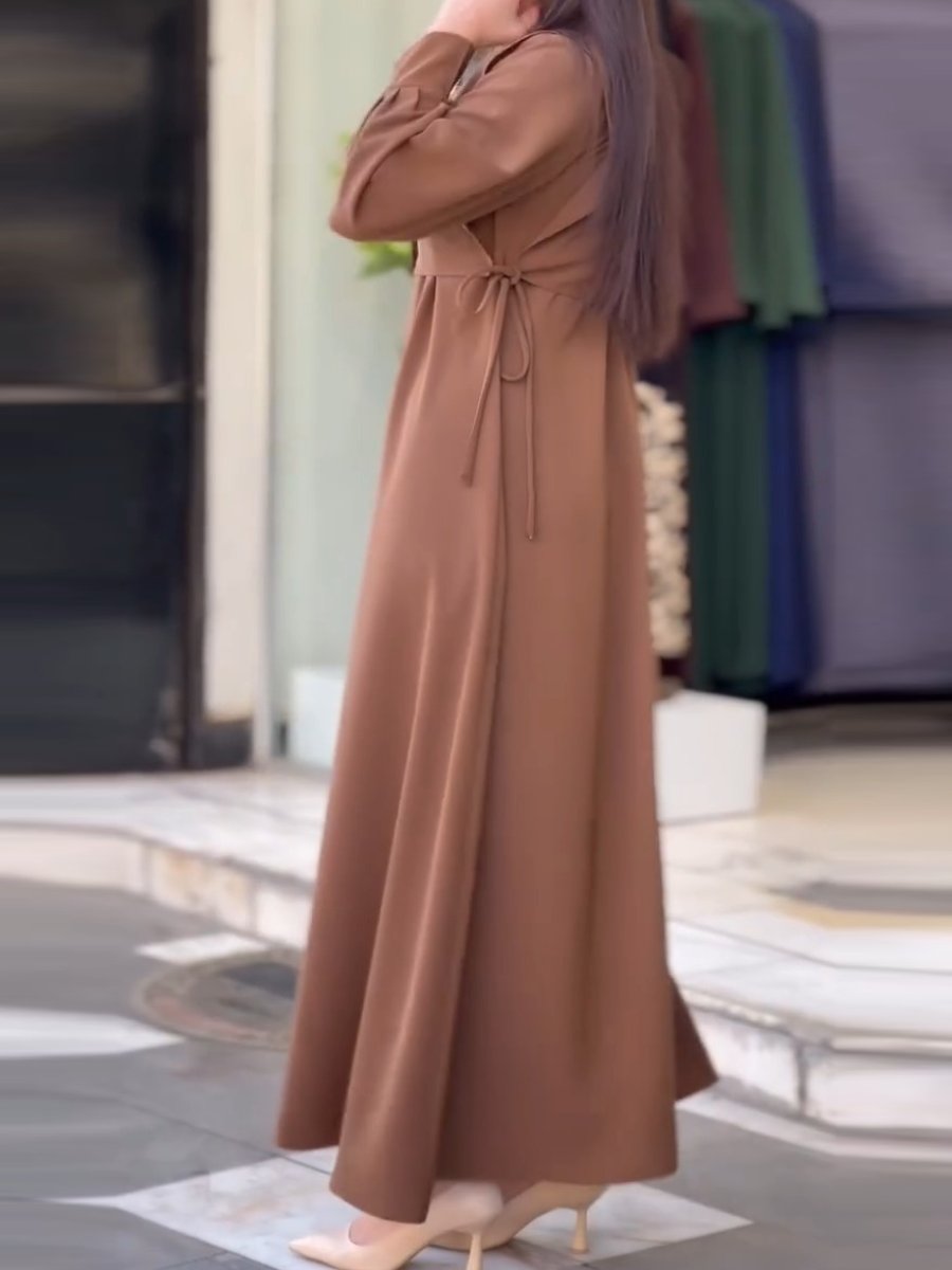 Elegant Loose Casual Long Dress