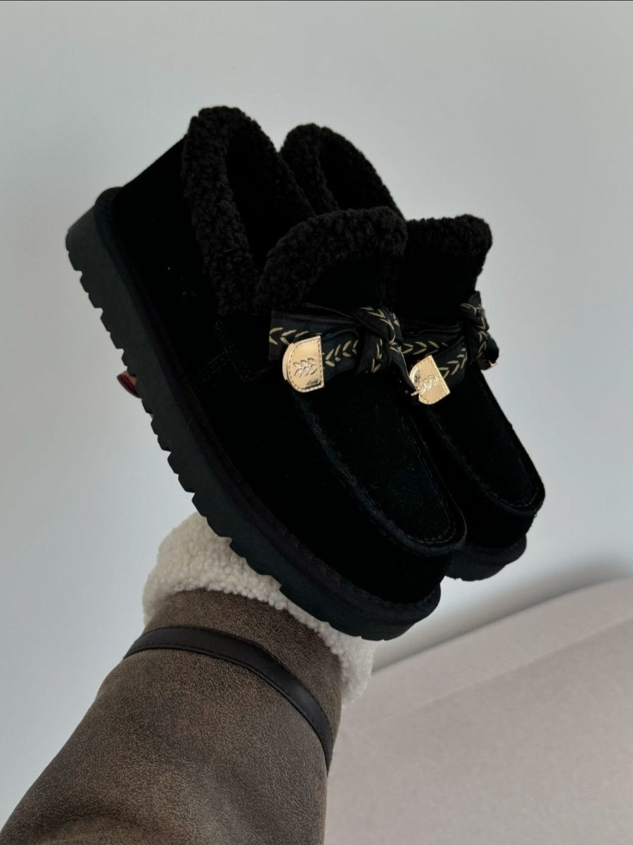 Women's Bow Decorated Warm Shoes