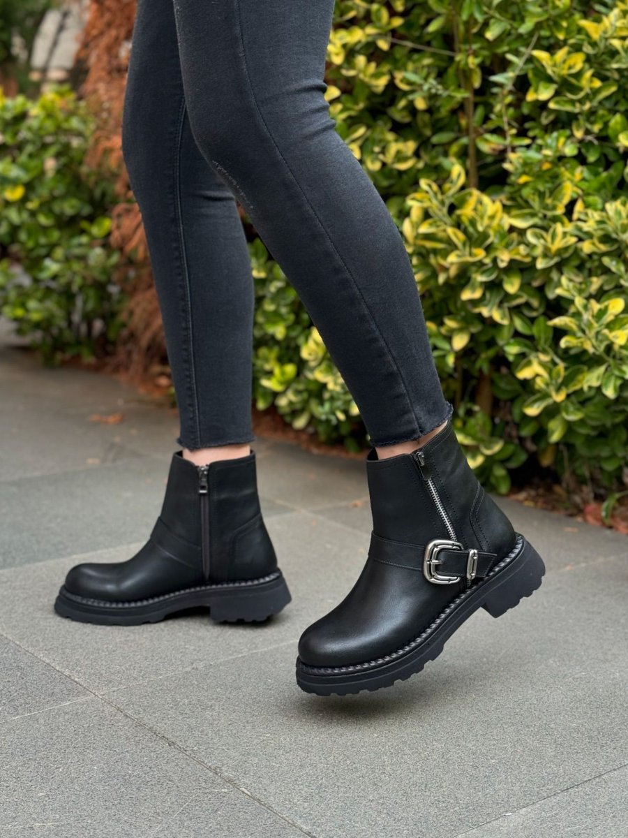 Women's Zipper High Top Boots