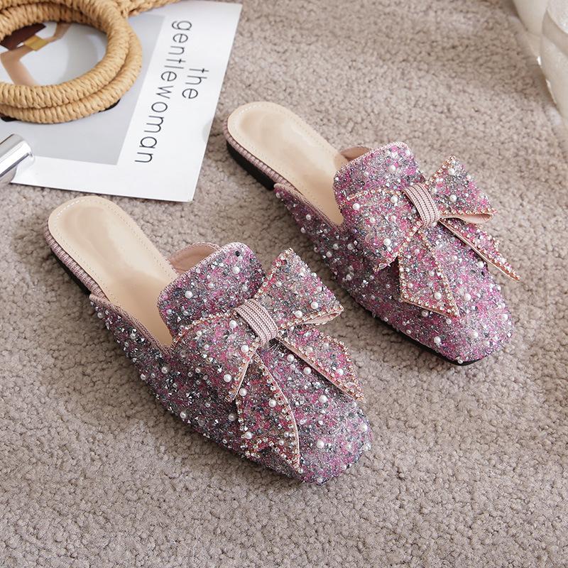 Bow Sparkle Mules