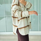 Cashmere Striped Thick Warm Jacket