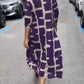 Long Sleeve Silk Loose Knit Dress