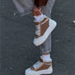 Suede Natural Sheep Wool High Top Sneakers