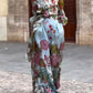 Fashion Long Sleeve Floral Loose Maxi Dress