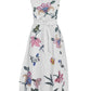 Floral Embroidered Midi Dress