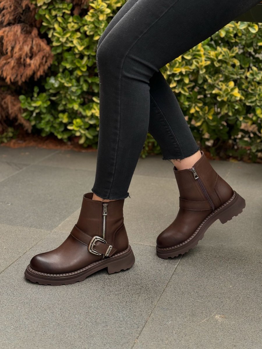 Women's Zipper High Top Boots