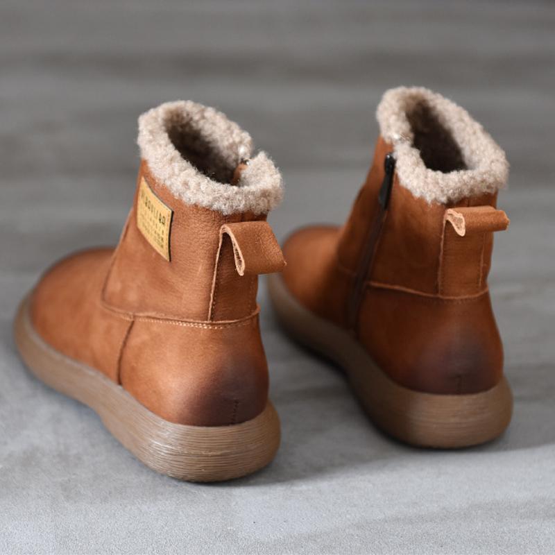 New Women's Winter Suede Warm Ankle Boots