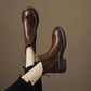 Comfortable One Piece Upper Round Toe Martin Boots