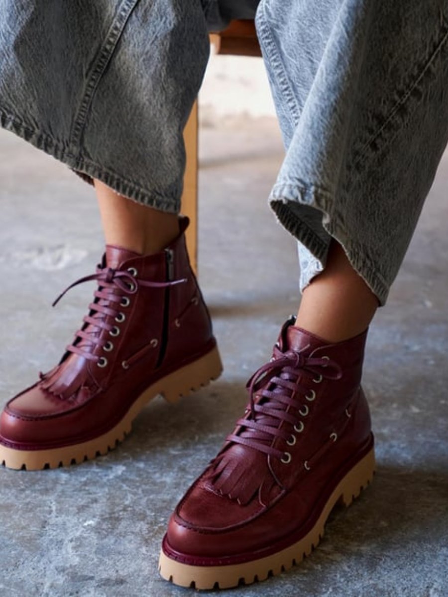 Women's Autumn Leather Boots