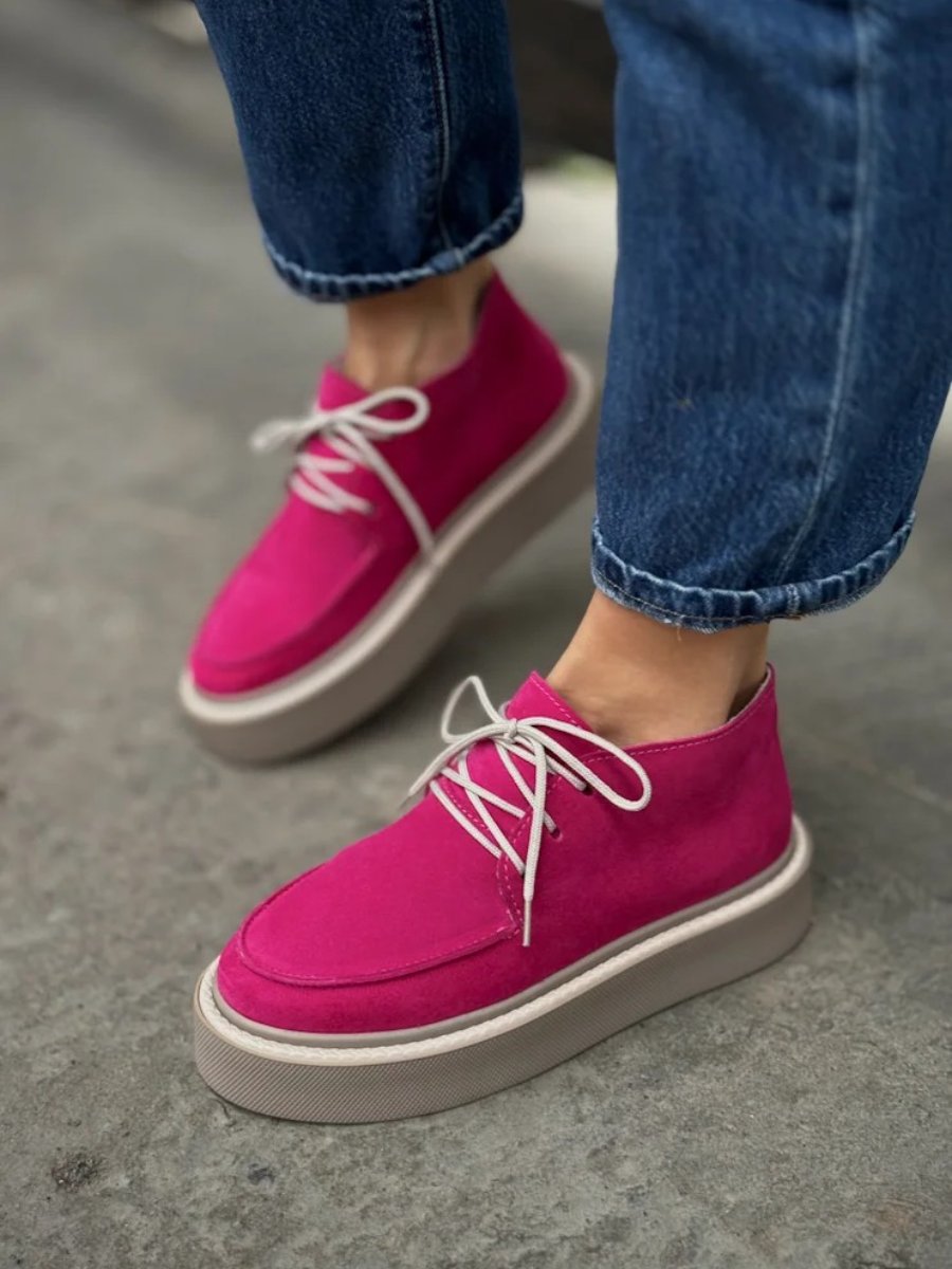 Women‘s Autumn Lace-Up Shoes