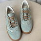 Women's Leather Panel Suede Casual Shoes