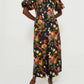 Fall Floral Gorgeous Midi Dress