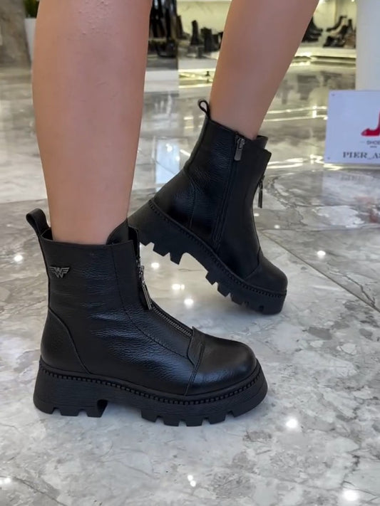 Women's Thermal Zip-Up Low Top Boots