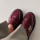 Autumn Shiny Leather Loafers