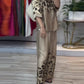 Loose Long-Sleeved Leopard Print Two-Piece Suit