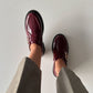 Autumn Shiny Leather Loafers