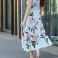 Floral Embroidered Midi Dress