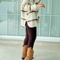 Cashmere Striped Thick Warm Jacket